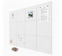 Relaxdays 12x self-adhesive felt boards, square
