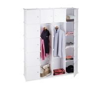 Relaxdays 14-Compartment Plug-In Wardrobe System