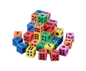 Relaxdays 144x Colourful soft dice