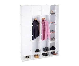 Relaxdays 18-Compartment Modular Wardrobe System