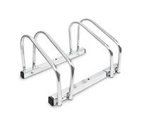 Relaxdays 2-Bike Stand for Floor and Wall Mounting