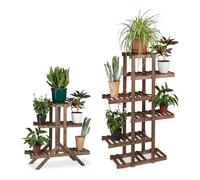 Relaxdays 2-piece plant stand set