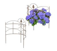 Relaxdays 2-Piece Plant Support with Fleur-di-Lis
