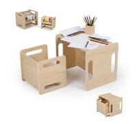 Relaxdays 2-piece wooden children's set