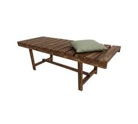 Relaxdays 2-seat garden bench, fir wood