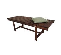 Relaxdays 2-seat garden bench, fir wood