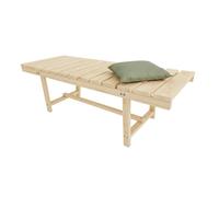 Relaxdays 2-seat garden bench, fir wood