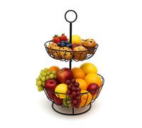 Relaxdays 2-Tier Metal Fruit Stand