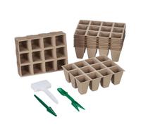 Relaxdays 200 Cultivation Pots with Accessories