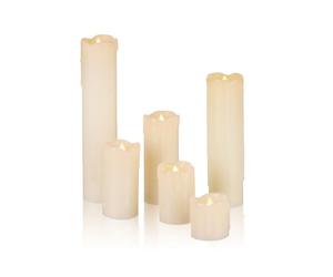 Relaxdays 24x LED Wax Candles