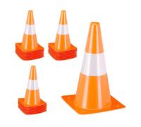 Relaxdays 24x Safety Cones Reflective