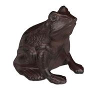 Relaxdays 2x Antique Garden Frog Statues