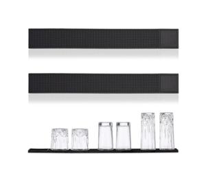 Relaxdays 2x Bar mat 60x8 cm