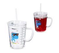 Relaxdays 2x Children's Cups with Cool Dino Motif