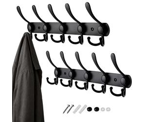 Relaxdays 2x coat hooks