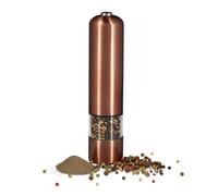 Relaxdays 2x Electric Stainless Steel Pepper Mill