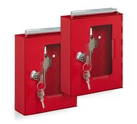 Relaxdays 2x Emergency Key Box