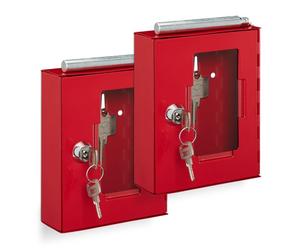 Relaxdays 2x Emergency Key Box