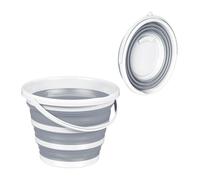 Relaxdays 2x foldable 10-litre buckets