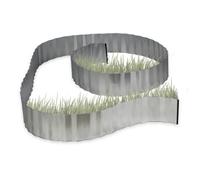 Relaxdays 2x Galvanised Lawn Edge