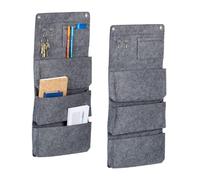 Relaxdays 2x Hanging Organisers with Hooks