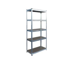Relaxdays 2x hd shelving,5-tier,875kg,30x75x150