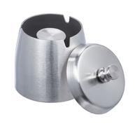 Relaxdays 2x outdoor ashtrays with lids