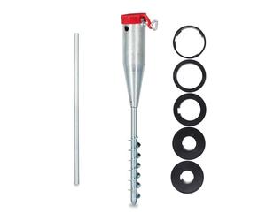 Relaxdays 2x Parasol Ground Anchor 25 - 55 mm