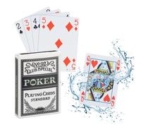Relaxdays 2x Plastic Poker Playing Cards Decks