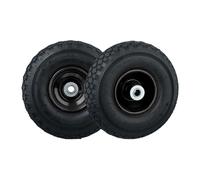 Relaxdays 2x Set Wheelbarrow Tyres Steel