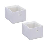 Relaxdays 2x Storage Boxes in Various Colours