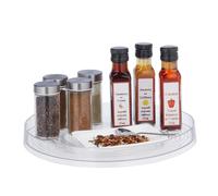Relaxdays 2x transparent kitchen turntable