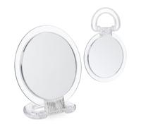 Relaxdays 2x Vanity Mirror with Folding Base