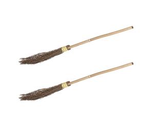 Relaxdays 2x Witch's Brooms