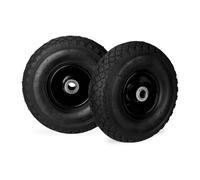 Relaxdays 3.00-4 Pneumatic Barrow Tyre Set of 2