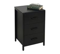 Relaxdays 3-drawer bedside table