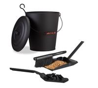 Relaxdays 3-piece fireplace cleaning set
