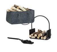 Relaxdays 3-piece Firewood Set