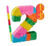 Relaxdays 3-piece Pinata Set, Number Two