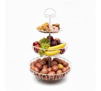 Relaxdays 3-Tier fruit bowl