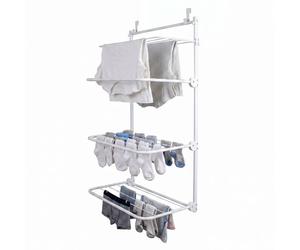 Relaxdays 3-wing over-door rack