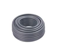 Relaxdays 30m Garden Hose, Universal 1/2" Woven PP, UV & Weatherproof, Grey, 150 x 150 x 3000 cm