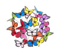 Relaxdays 360x Ornamental Garden Butterfly