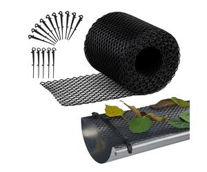 Relaxdays 3x gutter leaf guards, 6 m