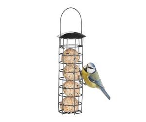 Relaxdays 3x Hanging Bird Feeder in Black