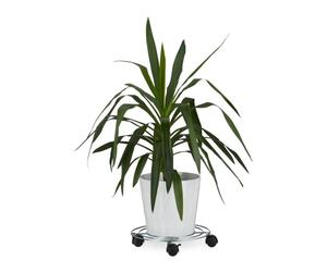 Relaxdays 3x Plant Roller with Brake