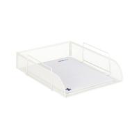 Relaxdays 3x Stackable Document Trays in White