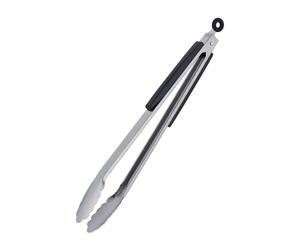 Relaxdays 3x Stainless Steel Kitchen Tongs