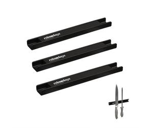 Relaxdays 3x Steel Magnetic Rack