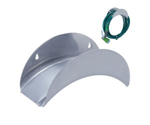 Relaxdays 3x Wall-Mounted Metal Hose Pipe Holder